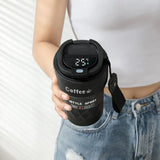 Vacuum Insulated Coffee Mugs 510ml Smart Vacuum Double Layer Travel Cups Travel Cups For Camping Home Traveling Dorm For Hot