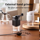 Manual Coffee Grinder with 35 External Gears - Adjustable Ceramic Grinding Core, Ideal for Espresso Beans & Home Coffee Making
