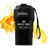 Vacuum Insulated Coffee Mugs 510ml Smart Vacuum Double Layer Travel Cups Travel Cups For Camping Home Traveling Dorm For Hot