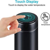 304 Stainless Steel Led Touches Screen Mug Temperature Display Mug Spill-Proof Coffee Cup for Women Girls Picnic Hiking