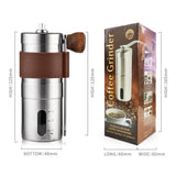 Manual Coffee Grinder Bean Grinder Faster Grinding Hand Coffee Grinder with Adjustable Settings for Office for Travel Camping