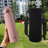 Tyeso 600/750ML Stainless Steel Thermos Bottle with Straw, Thermal Cup, Sports Water Bottle, Keeps Cold & Heat, Car Mug