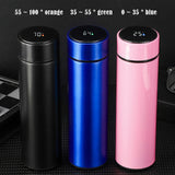 304 Stainless Steel Led Touches Screen Mug Temperature Display Mug Spill-Proof Coffee Cup for Women Girls Picnic Hiking