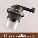 Manual Coffee Grinder with 35 External Gears - Adjustable Ceramic Grinding Core, Ideal for Espresso Beans & Home Coffee Making