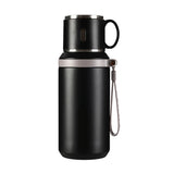600ml Stainless Steel Coffee Cup Travel Thermal Mug Leak-Proof Thermos Bottle Tea Coffee Mug Office Business Style Thermos