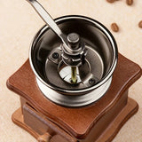 Retro Manual Coffee Grinder - Heavy-Duty Iron Construction with Adjustable Grind Settings