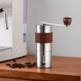 Manual Coffee Grinder Bean Grinder Faster Grinding Hand Coffee Grinder with Adjustable Settings for Office for Travel Camping