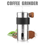 Manual Coffee Grinder Bean Grinder Faster Grinding Hand Coffee Grinder with Adjustable Settings for Office for Travel Camping