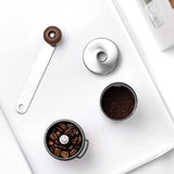 Manual Coffee Grinder Bean Grinder Faster Grinding Hand Coffee Grinder with Adjustable Settings for Office for Travel Camping