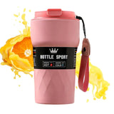 Vacuum Insulated Coffee Mugs 510ml Smart Vacuum Double Layer Travel Cups Travel Cups For Camping Home Traveling Dorm For Hot